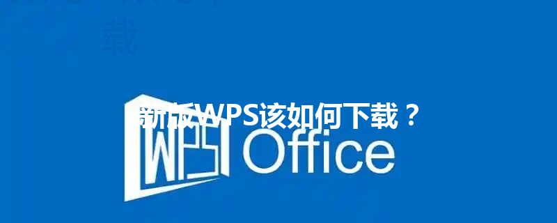 新版WPS该如何下载？ 三